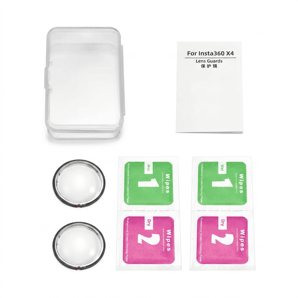 Protector de Lente Giratorio para Insta360 X4 | Set Antiarañazos