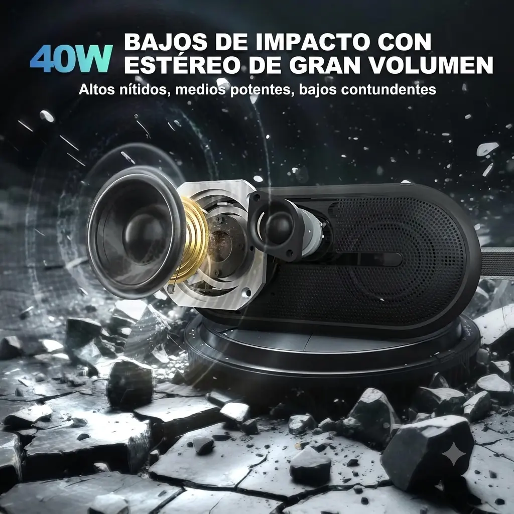 Parlante SOWO Soundwave 40W - miniatura 1